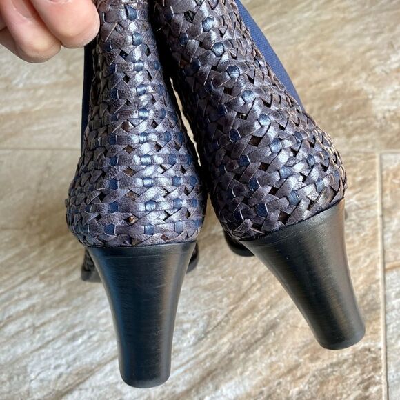 Aquatalia by MARVIN K. Desire Woven Ankle Bootie - Picture 10 of 16